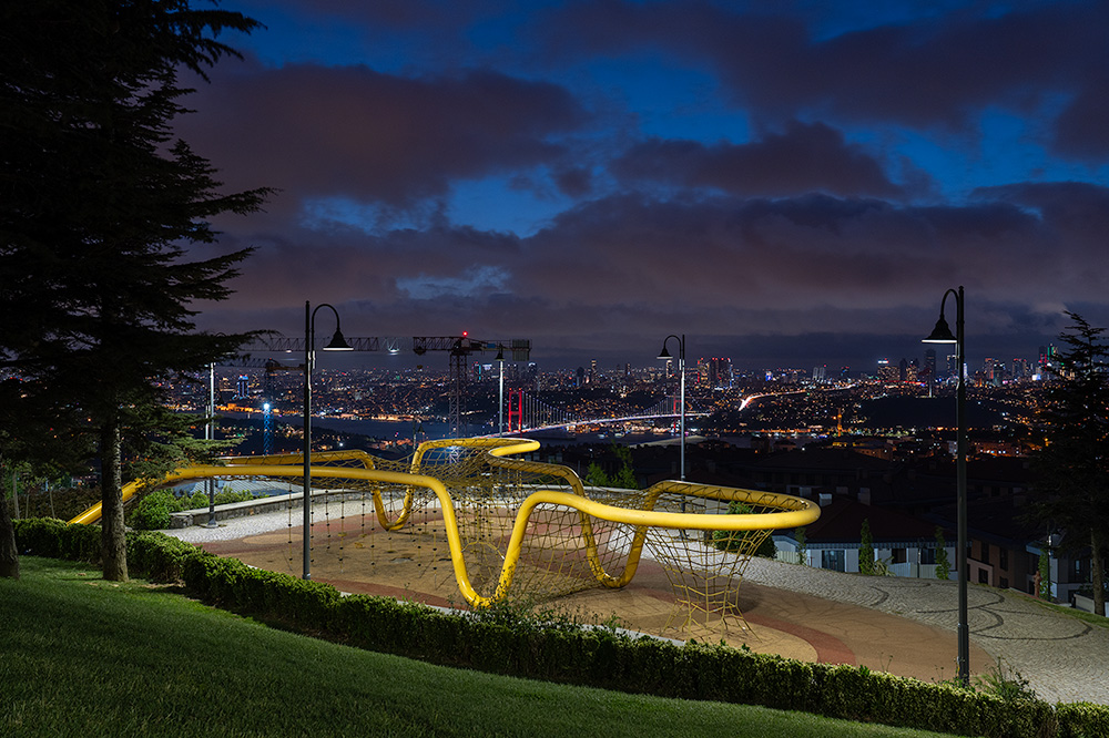 雰囲気抜群！チャムルジャ・モスク・パークからの夜景