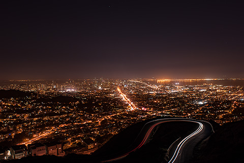 サンフランシスコの夜景