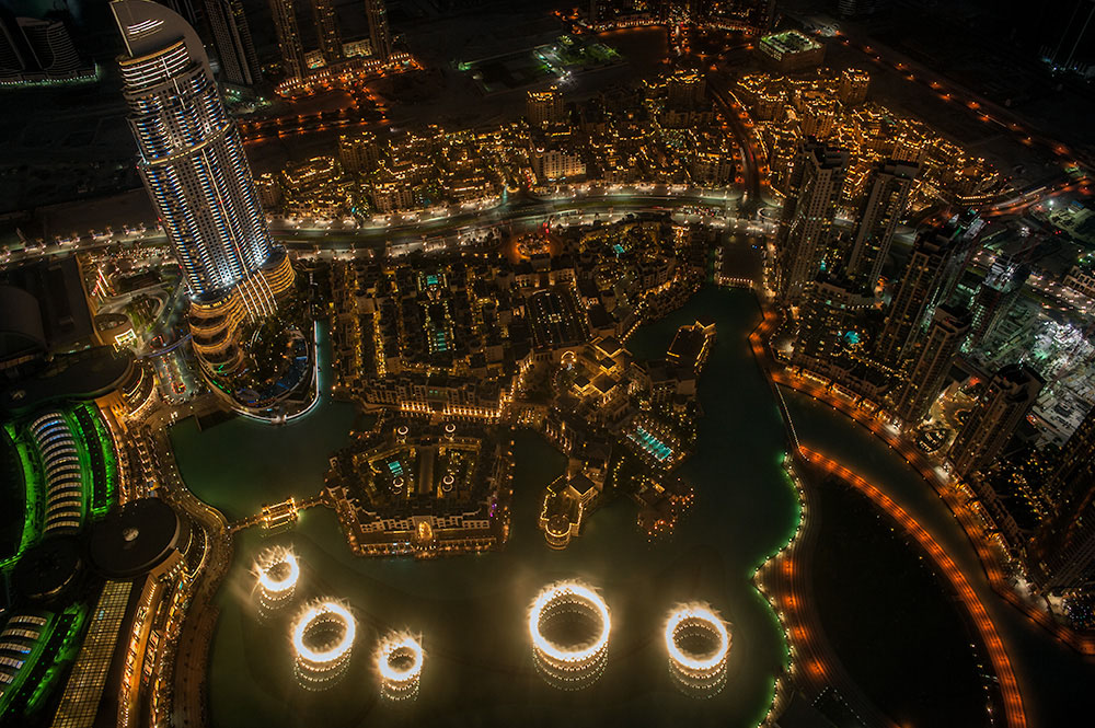 Night View From Burj Khalifa