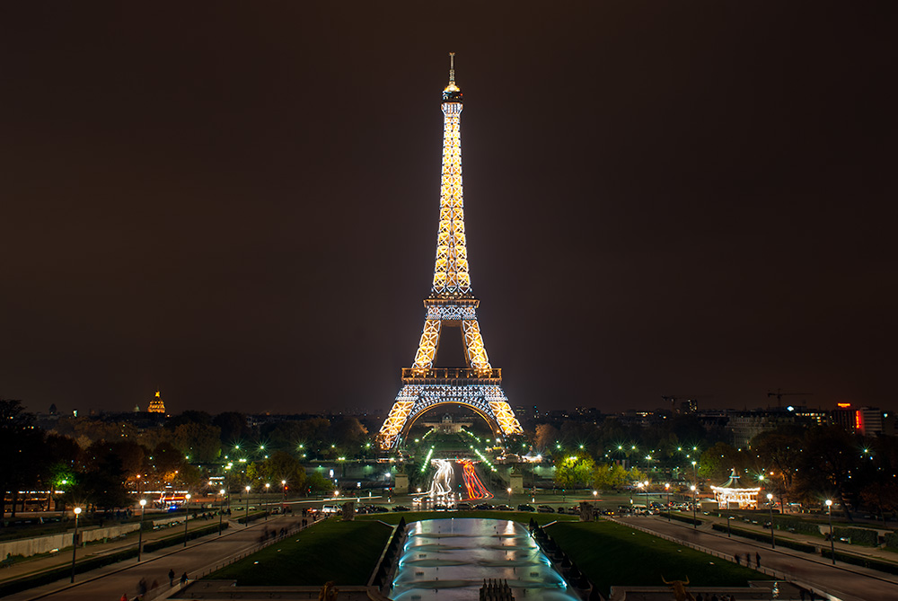 Night view from Paris de Chaillot