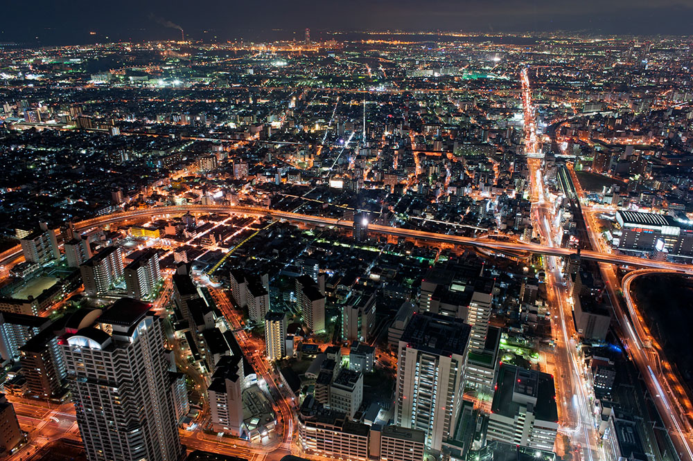 Night View From Abeno Harukas