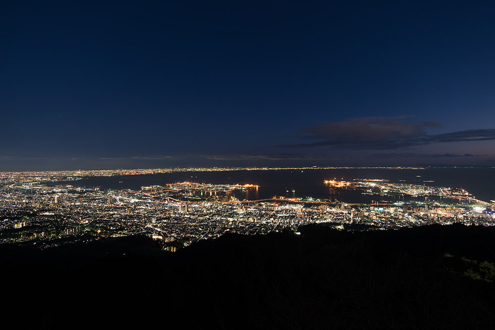 Night view from Mt.Maya (Kikusei Dai)