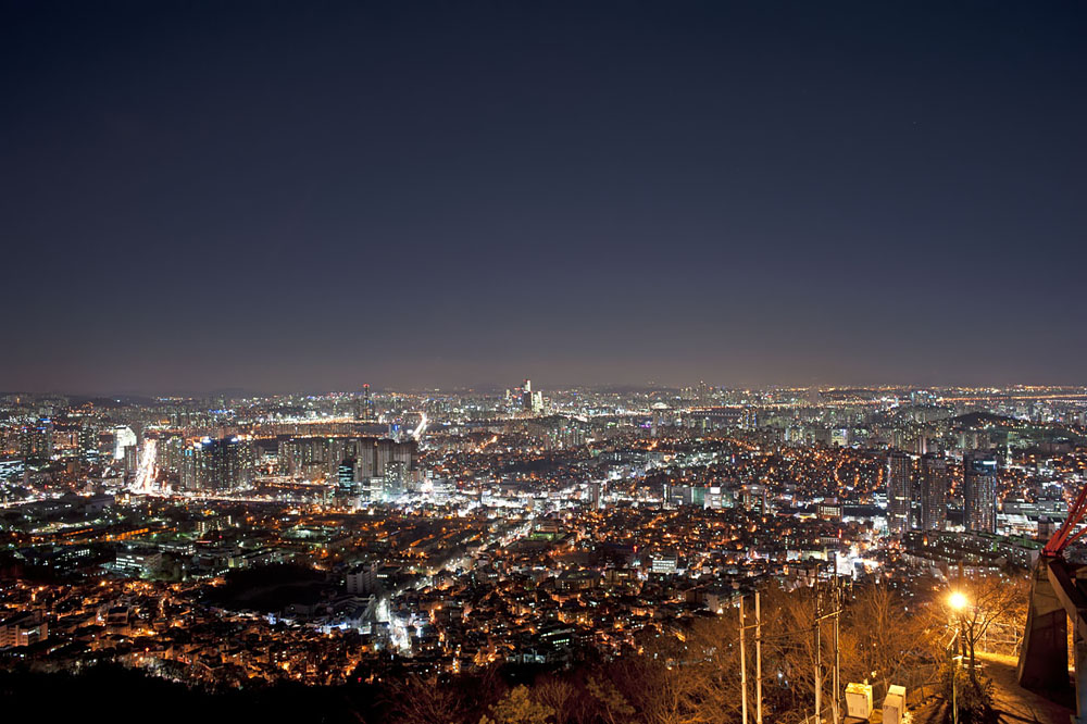 N Seoul Tower Roof terrace