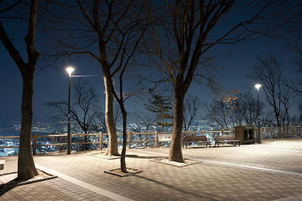 N Seoul Tower Roof terrace