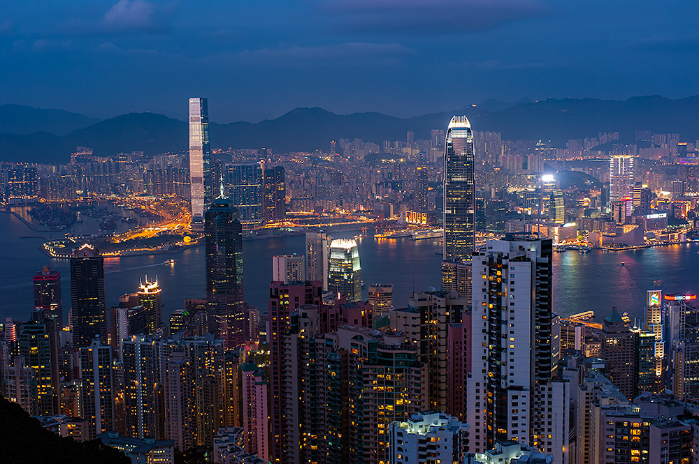 Night view from Victoria Peak Sky Terrace428