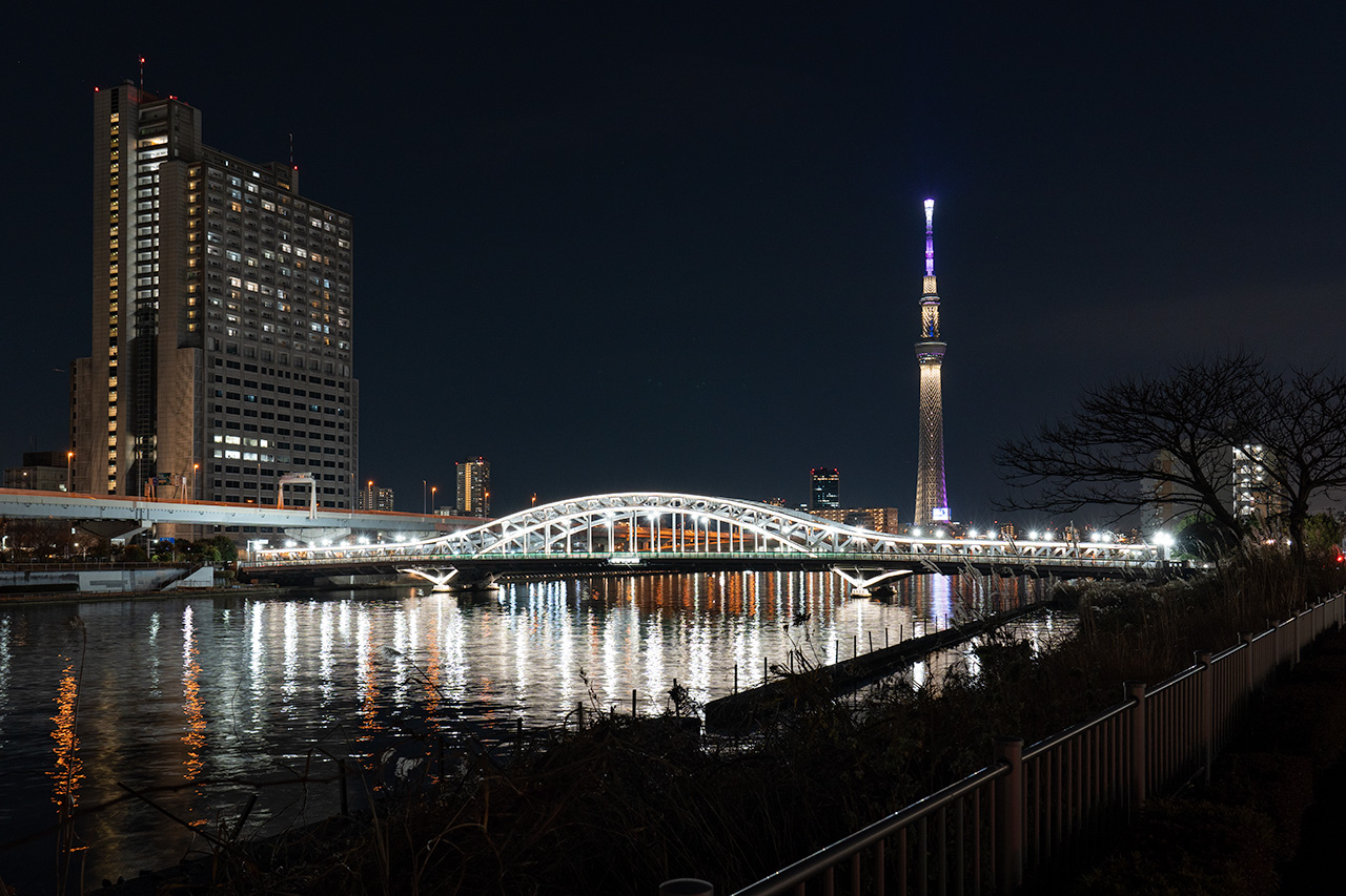 白鬚橋と東京スカイツリー