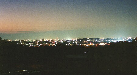愛知産業大学付近の夜景