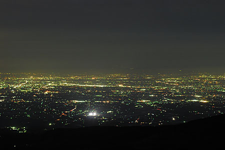大パノラマ夜景展望台の夜景