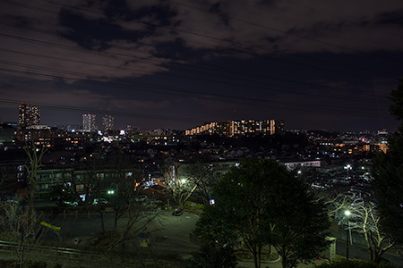秋葉台公園の夜景