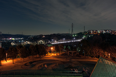 秋葉台公園の夜景
