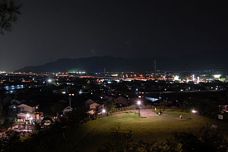 秋葉山公園の夜景