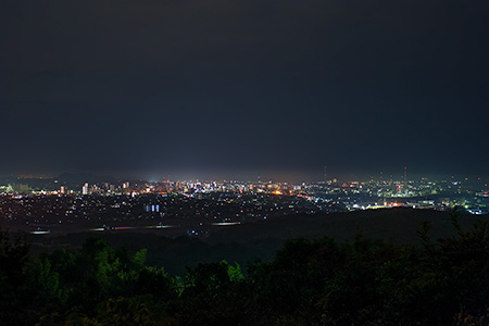 甘木山の夜景