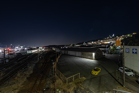 安中製錬所 高架の夜景