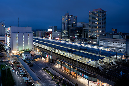 静岡音楽館 AOIの夜景