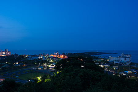 青島パーキングの夜景