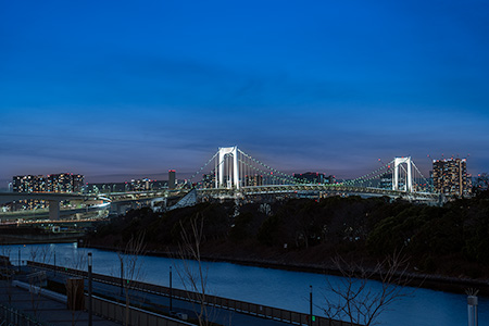 有明北橋の夜景