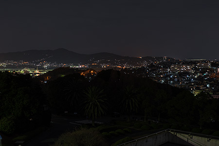 北九州市立美術館の夜景