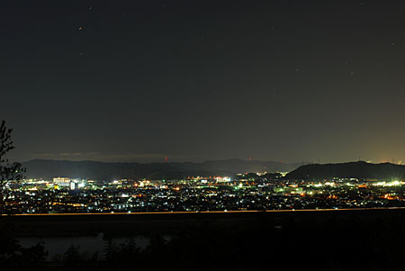 愛宕神社麓の夜景