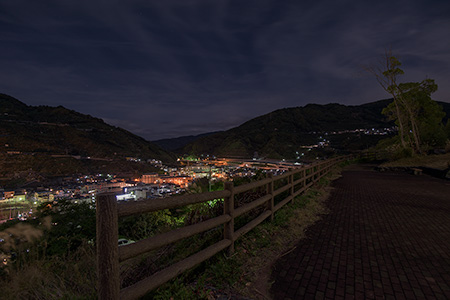 愛宕山団地　展望公園の夜景