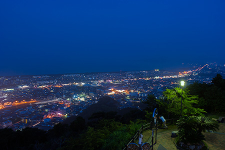 愛宕山公園の夜景