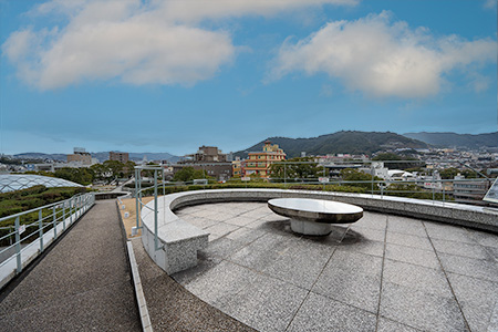 長崎原爆資料館 展望デッキの夜景