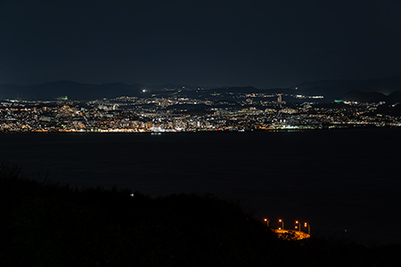 淡路島公園の夜景
