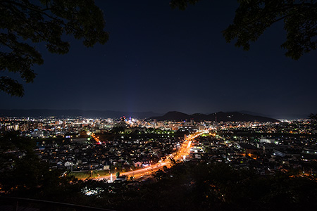 弁天山公園の夜景