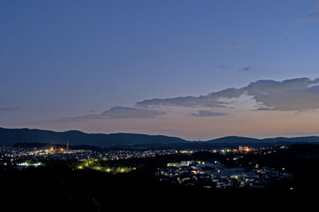 セラミックパークMINO展望台の夜景