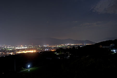 茶臼山の夜景