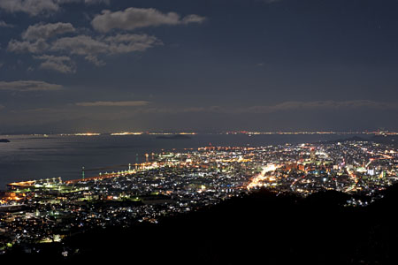 近見山展望台の夜景