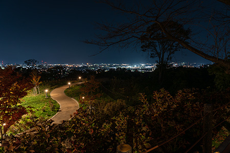 卯辰山　眺望の丘の夜景
