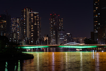 中央大橋の夜景
