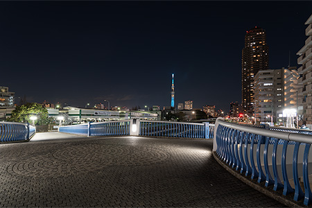 小名木川クローバー橋の夜景