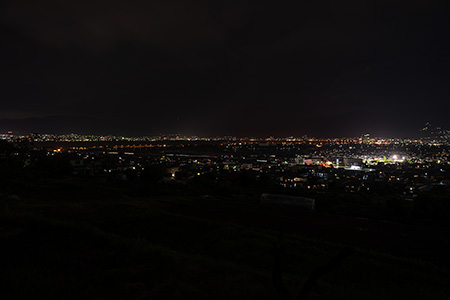 大安寺遺跡の夜景