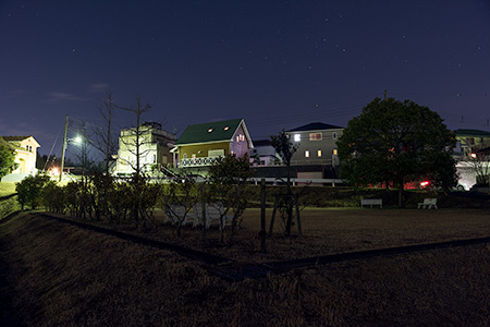 代宿北公園の夜景