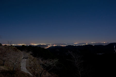 どうだん原の夜景