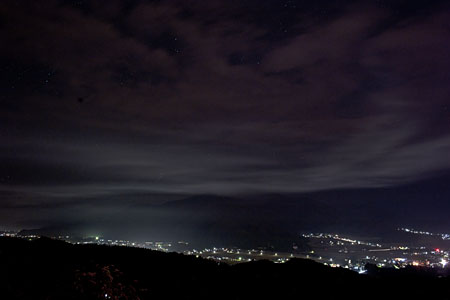道光高原緑地公園の夜景