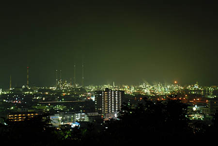 永源山公園の夜景