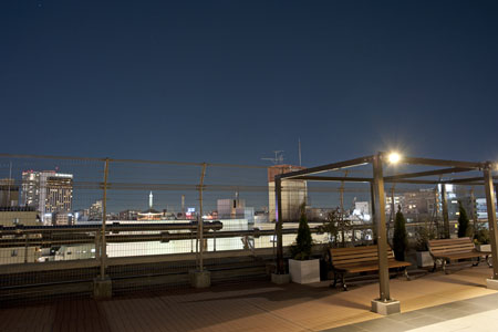 浅草EKIMISE　浅草ハレテラスの夜景