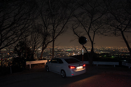 えんぺい寺休憩所近くの夜景