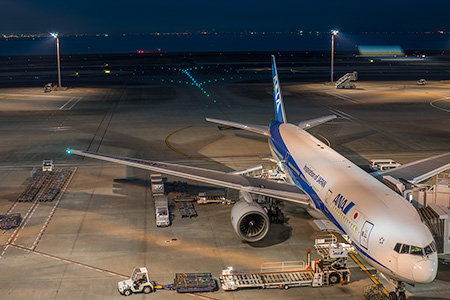 羽田空港 第2旅客ターミナル FLIGHT DECK TOKYOの夜景