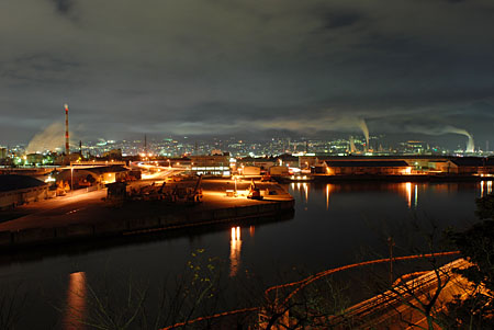 富士と港の見える公園