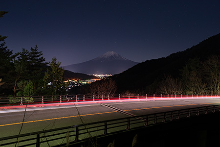 富士見橋展望台の夜景