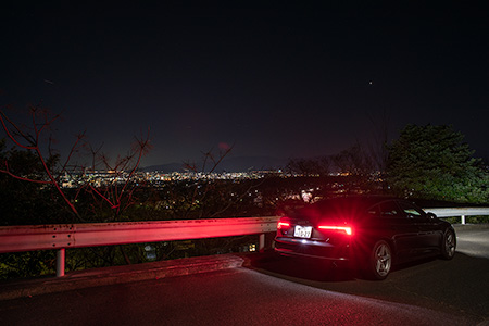 富士見台 第4号緑地の夜景