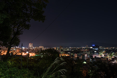 足羽山 藤島神社の夜景