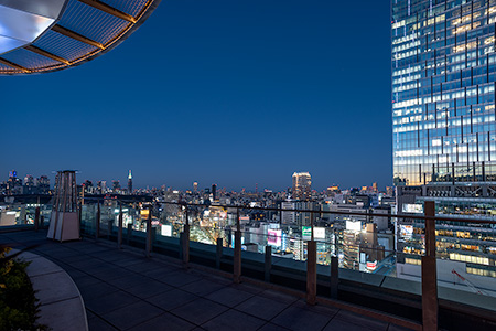 渋谷フクラス　SHIBU NIWAの夜景