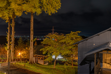 松江市宍道　ふるさと森林公園の夜景