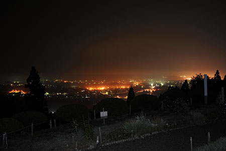 五城目城の夜景