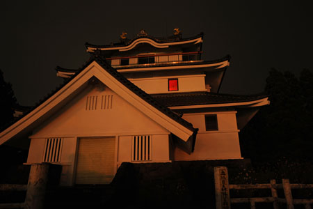 五城目城の夜景
