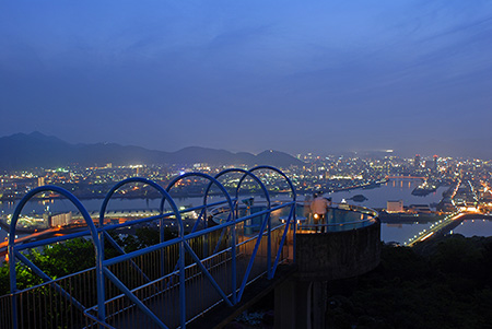 五台山公園の夜景
